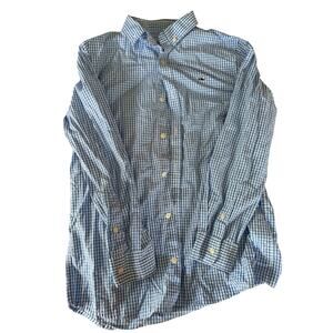 Vineyard Vines blue plaid shirt size 12-14